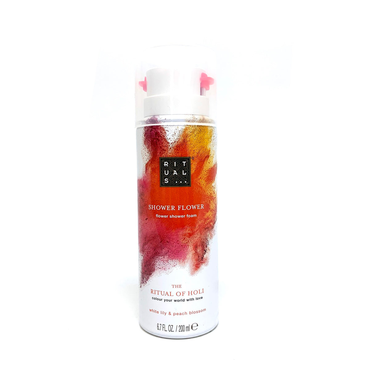 Rituals Bloem motief schuim Holi Shower Flower Foam White Lily & P