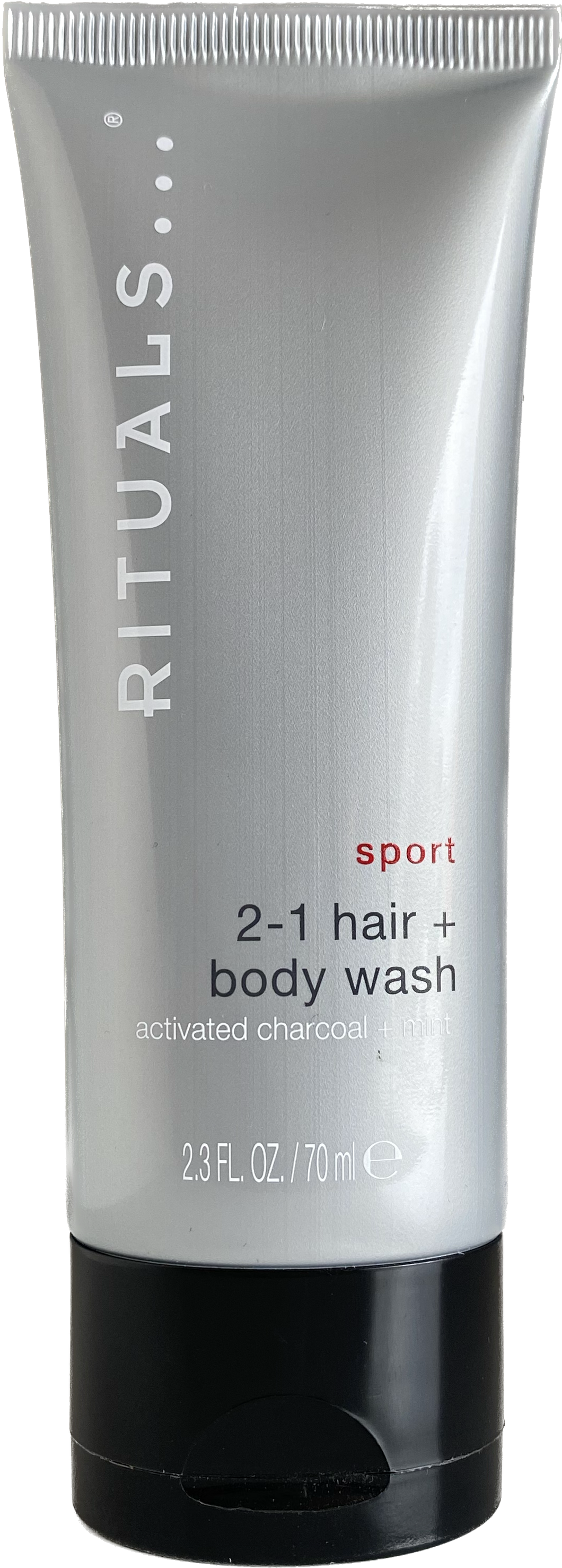 Rituals | Sport 2-1 Hair + Body Wash Activated Charcoal + Mint 70 ml (mini)