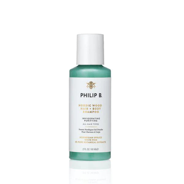 Philip B | Nordic Wood Hair + Body Shampoo 60 ml