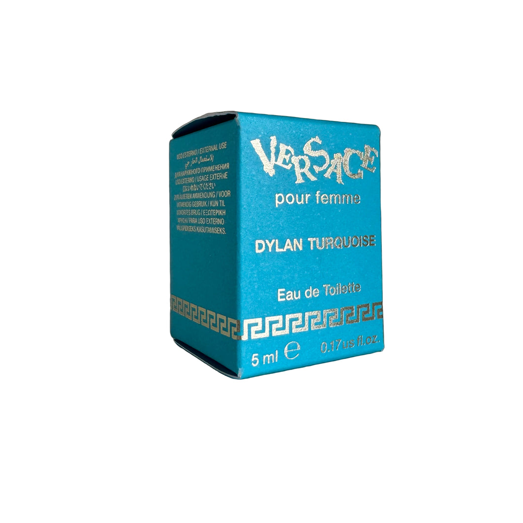 Versace Pour Femme Dylan Turquoise Eau de Toilette 5 ml (Parfum Miniatuur)