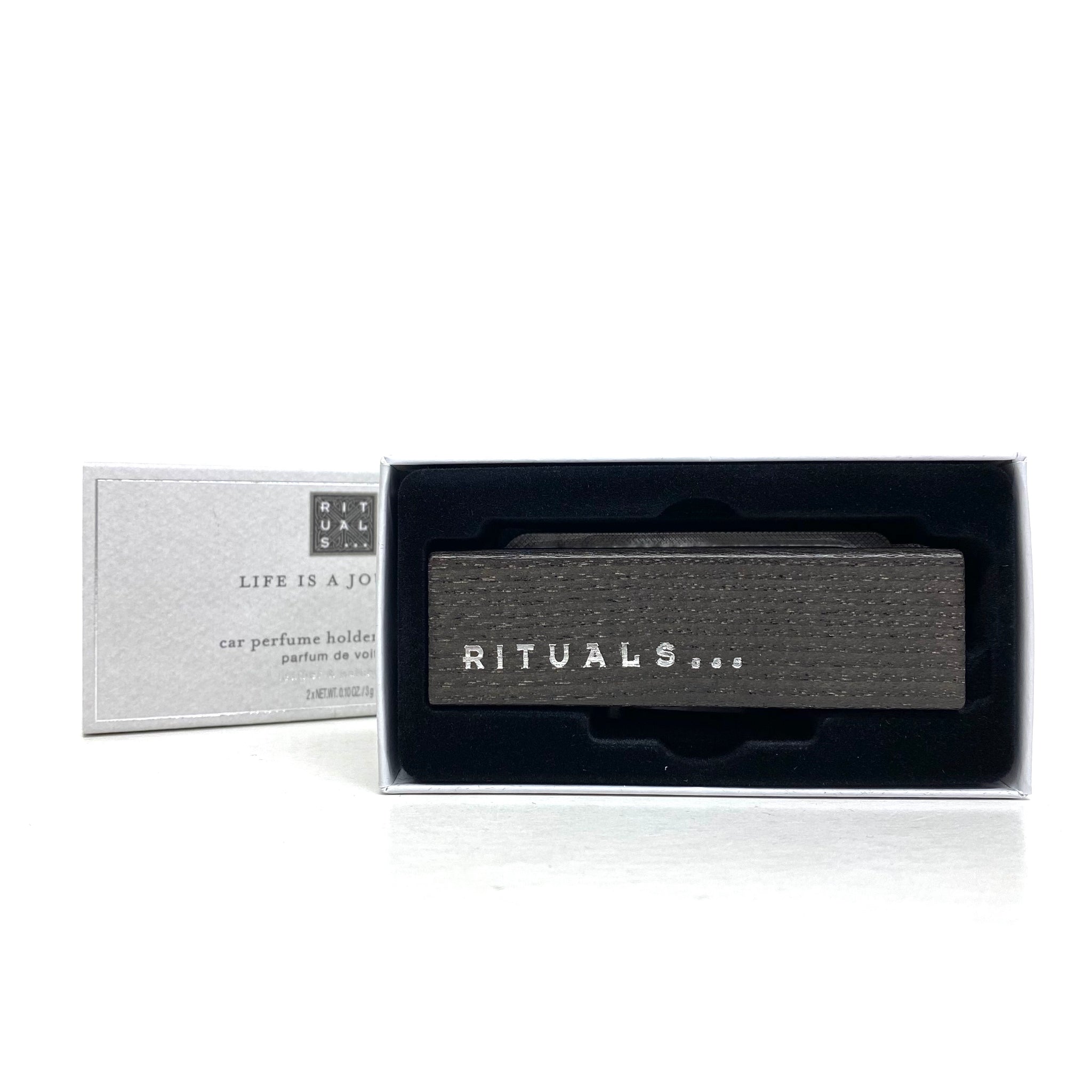 Rituals Car Perfume - Holder & 2 x 3g Refill - Leather & Patchouli -  Autoparfüm