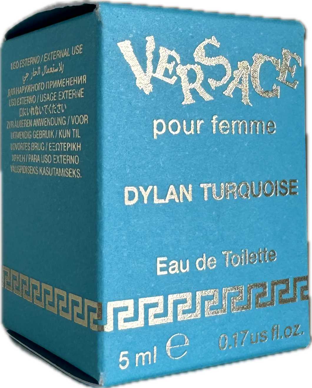 Versace Pour Femme Dylan Turquoise Eau de Toilette 5 ml (Parfum Miniatuur)