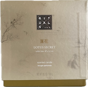 Rituals | The Ritual of Dao Lotus Secredt White Lotus & Yi Yi Ren Scented Candle XL Kaars Geurkaars 1000 gram