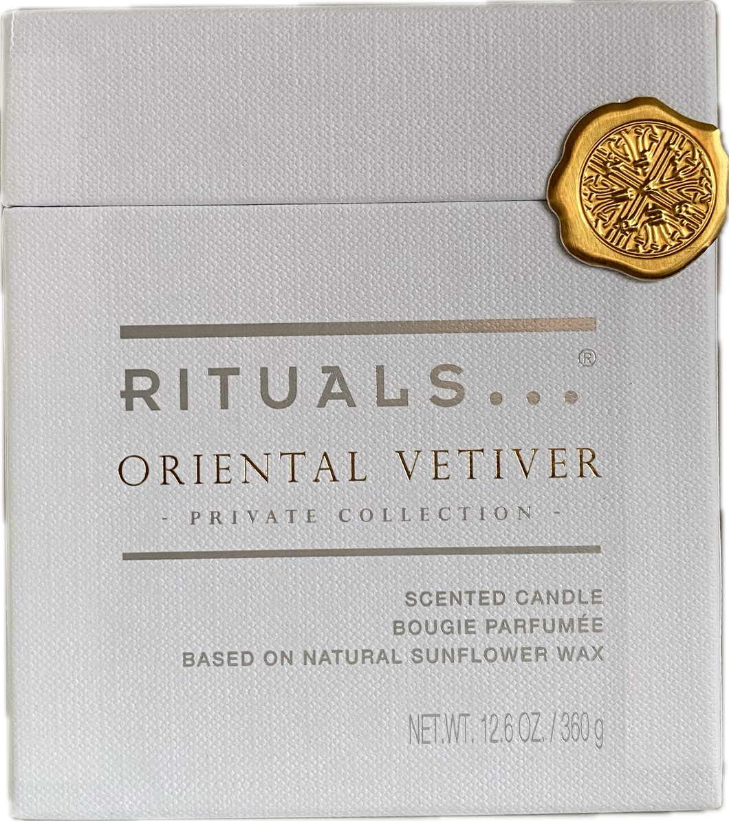 Rituals | Private Collection Oriental Vertiver Geurkaars Scented Candle Kaars 360 gram