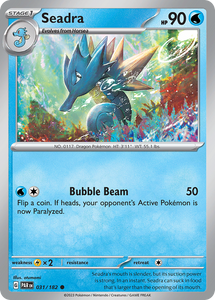 Pokémon Twilight Masquerade Premium Checklane Blister Kingdra (Scarlet & Violet)