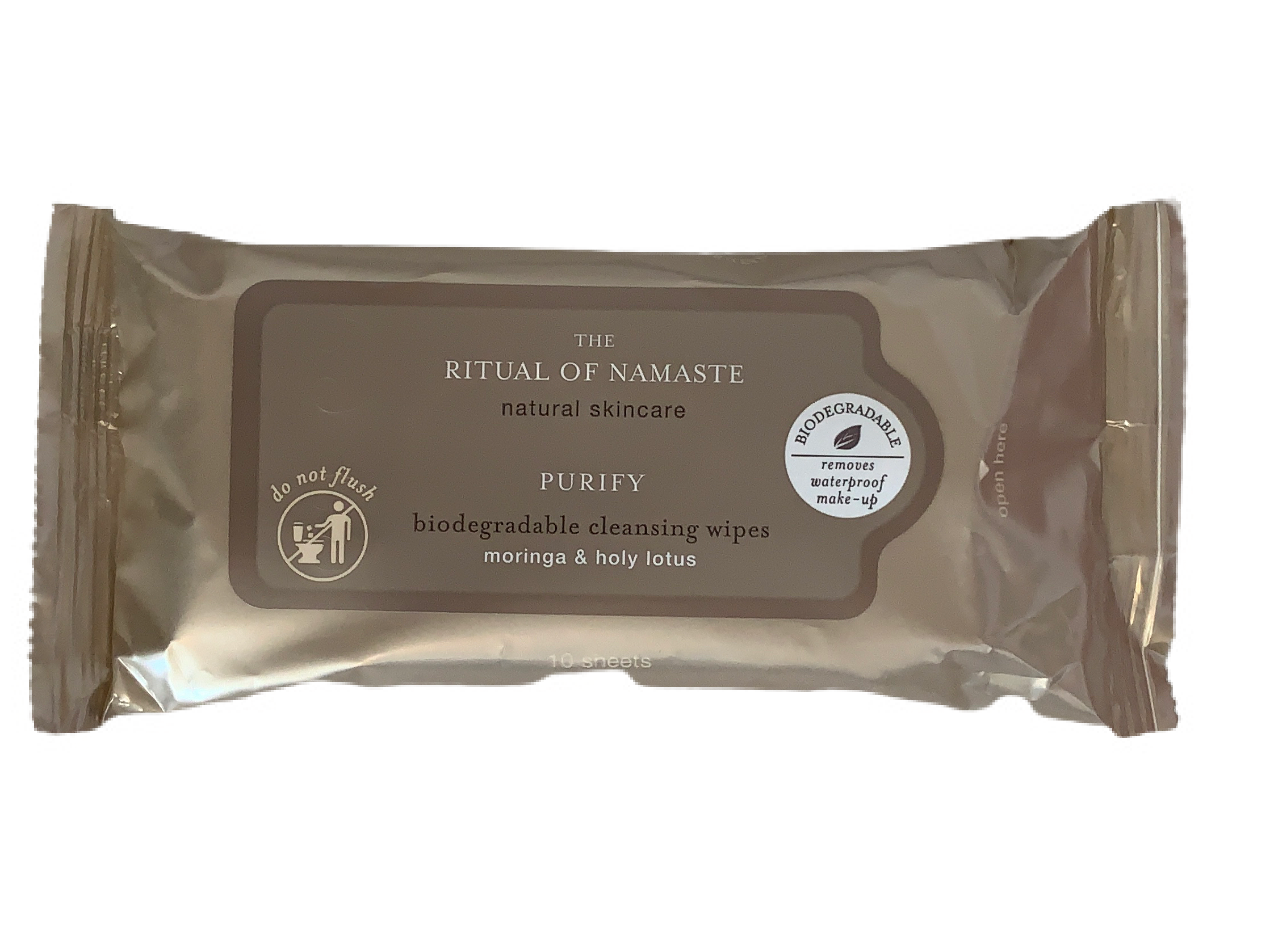 The Ritual of Namaste Miracle Wipes - Travel - cleansing wipes 10pcs