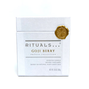 Rituals Private Collection | Goji Berry Geurkaars  Scented Candle 360 gram.